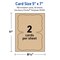Avery Kraft Brown Invitation Cards, 5" x 7" Rectangle Flourished Edge